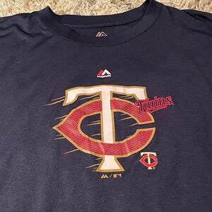 Minnesota Twins Majestic Navy Short Sleeve‎ Tee size 3XL
